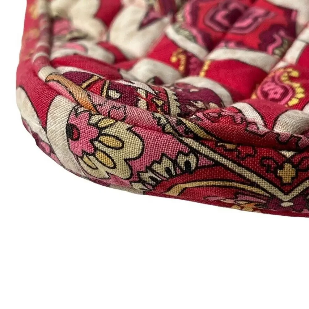 Vera Bradley Rosy Posies Tablet Sleeve eReader Cover Quilted Red Pink Case